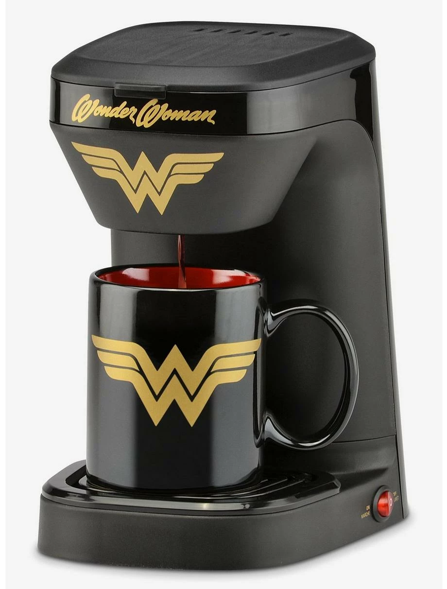 Kitchen DC Comics Wonder Woman 1-Cup Coffee Maker With Mug