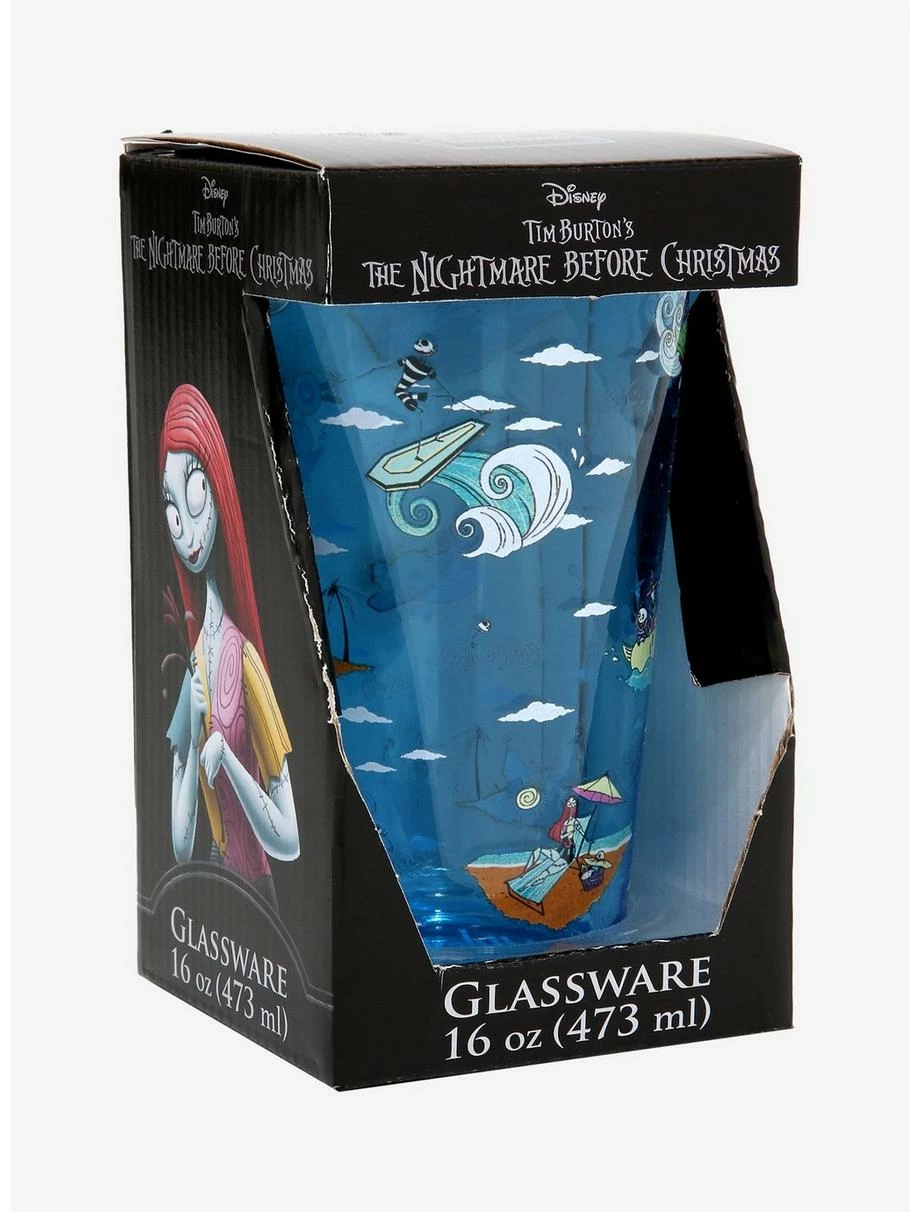 Kitchen Disney Nightmare Before Christmas Beach Pint Glass - BoxLunch Exclusive - Image 3