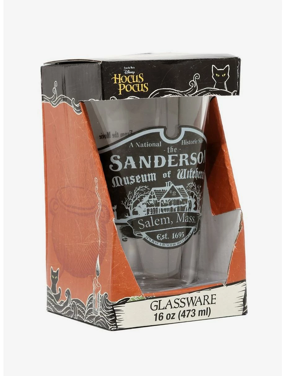 Drinkware Disney Hocus Pocus Sanderson Museum Of Witchcraft Pint Glass - BoxLunch Exclusive - Image 3