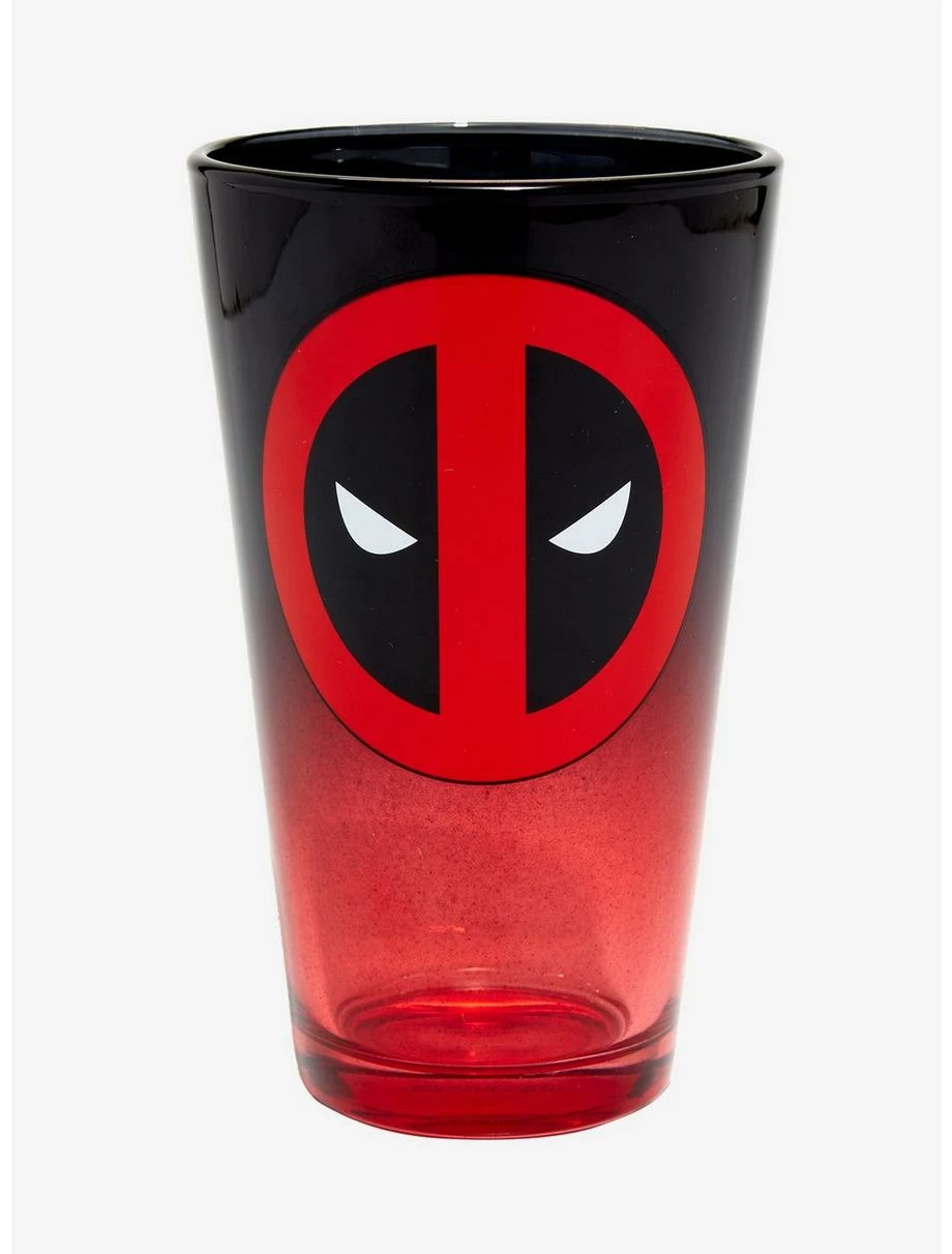 Drinkware Marvel Deadpool Logo Ombre Pint Glass - BoxLunch Exclusive - Image 2