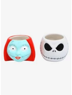 Drinkware Disney The Nightmare Before Christmas Jack & Sally Figural Mini Cup Set - BoxLunch Exclusive