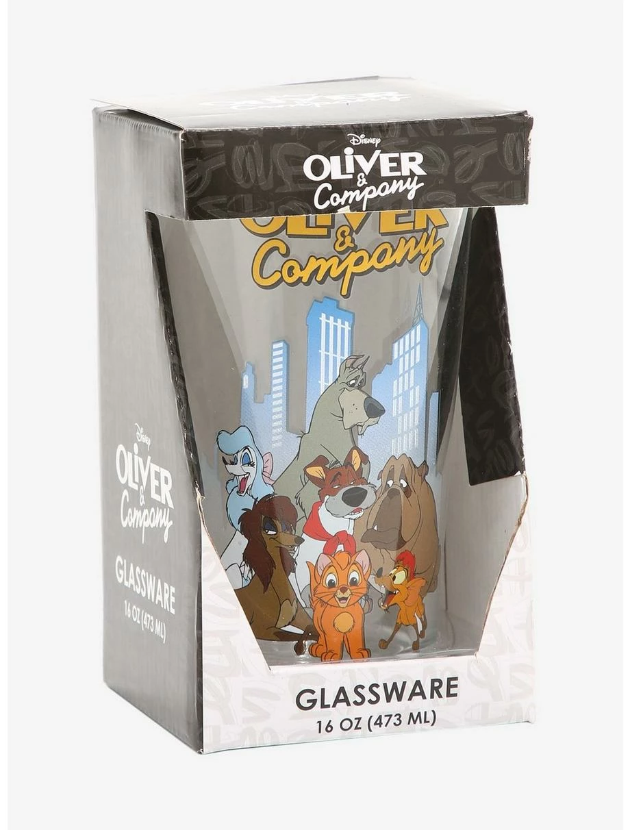 Drinkware Disney Oliver & Company Character Portrait Pint Glass - BoxLunch Exclusive 5 Drinkware Disney Oliver & Company Character Portrait Pint Glass - BoxLunch Exclusive - Image 3