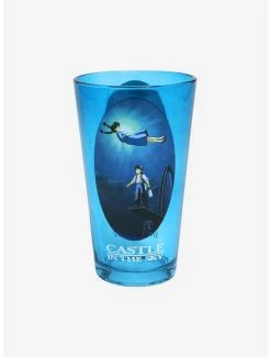 Kitchen Her Universe Studio Ghibli Castle In The Sky Oval Portrait Pint Glass - BoxLunch Exclusive