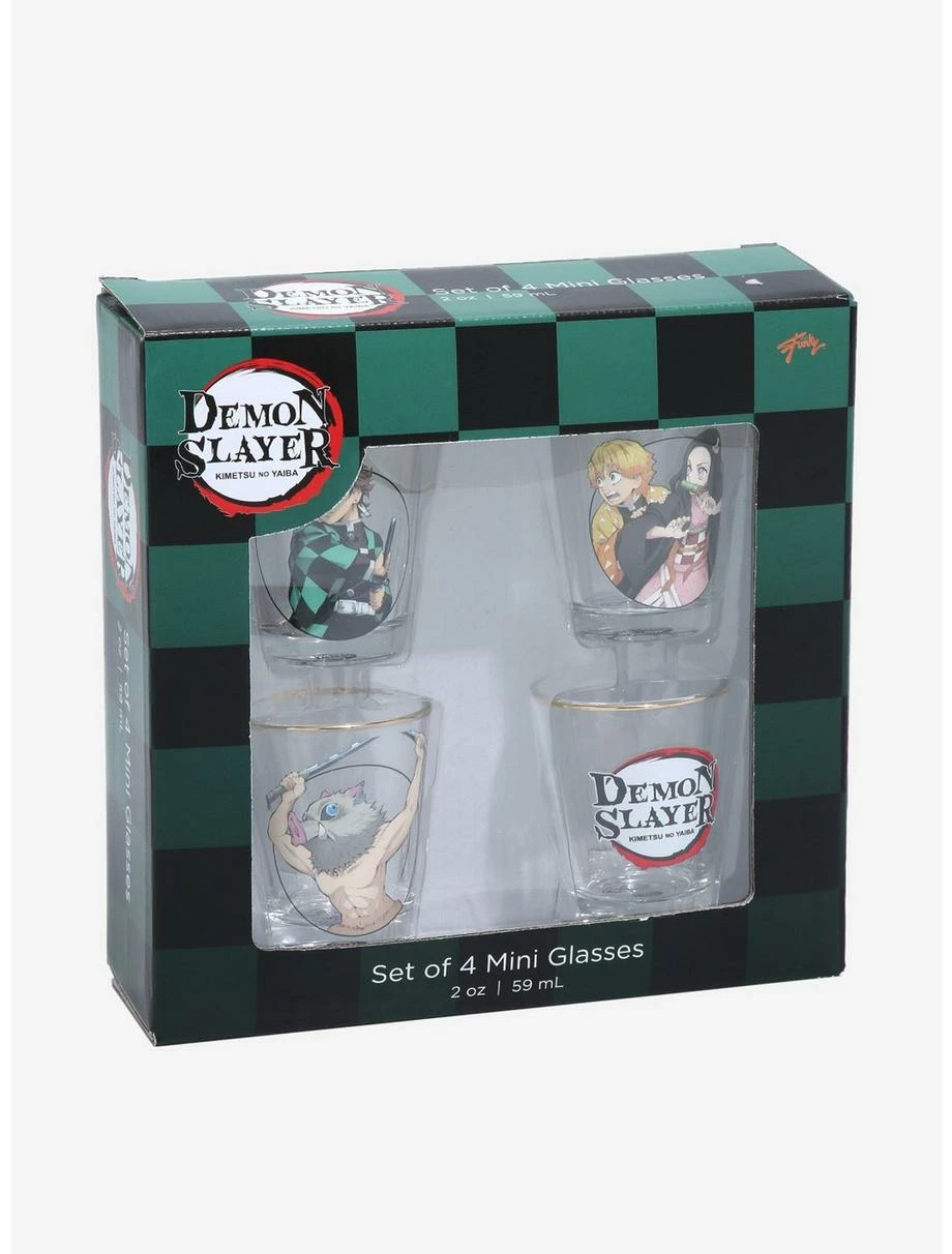 Drinkware Demon Slayer: Kimetsu No Yaiba Character Portraits Mini Glass Set - Image 4