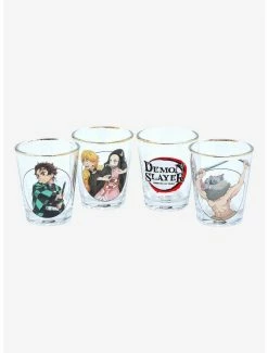 Drinkware Demon Slayer: Kimetsu No Yaiba Character Portraits Mini Glass Set