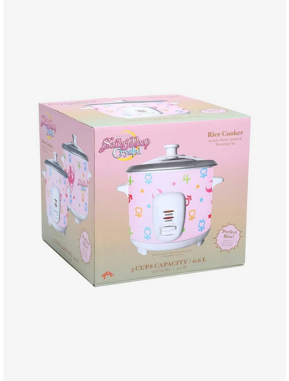 Kitchen Sailor Moon Sailor Guardian Symbols 3-Cup Rice Cooker - Image 5
