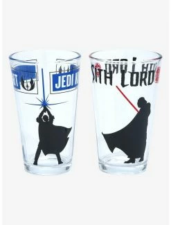 Drinkware Star Wars Jedi & Sith Pint Glass Set