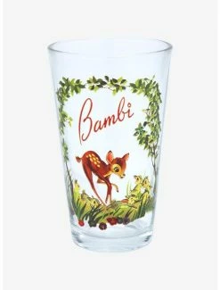 Drinkware Disney Bambi Classic Portrait Pint Glass - BoxLunch Exclusive