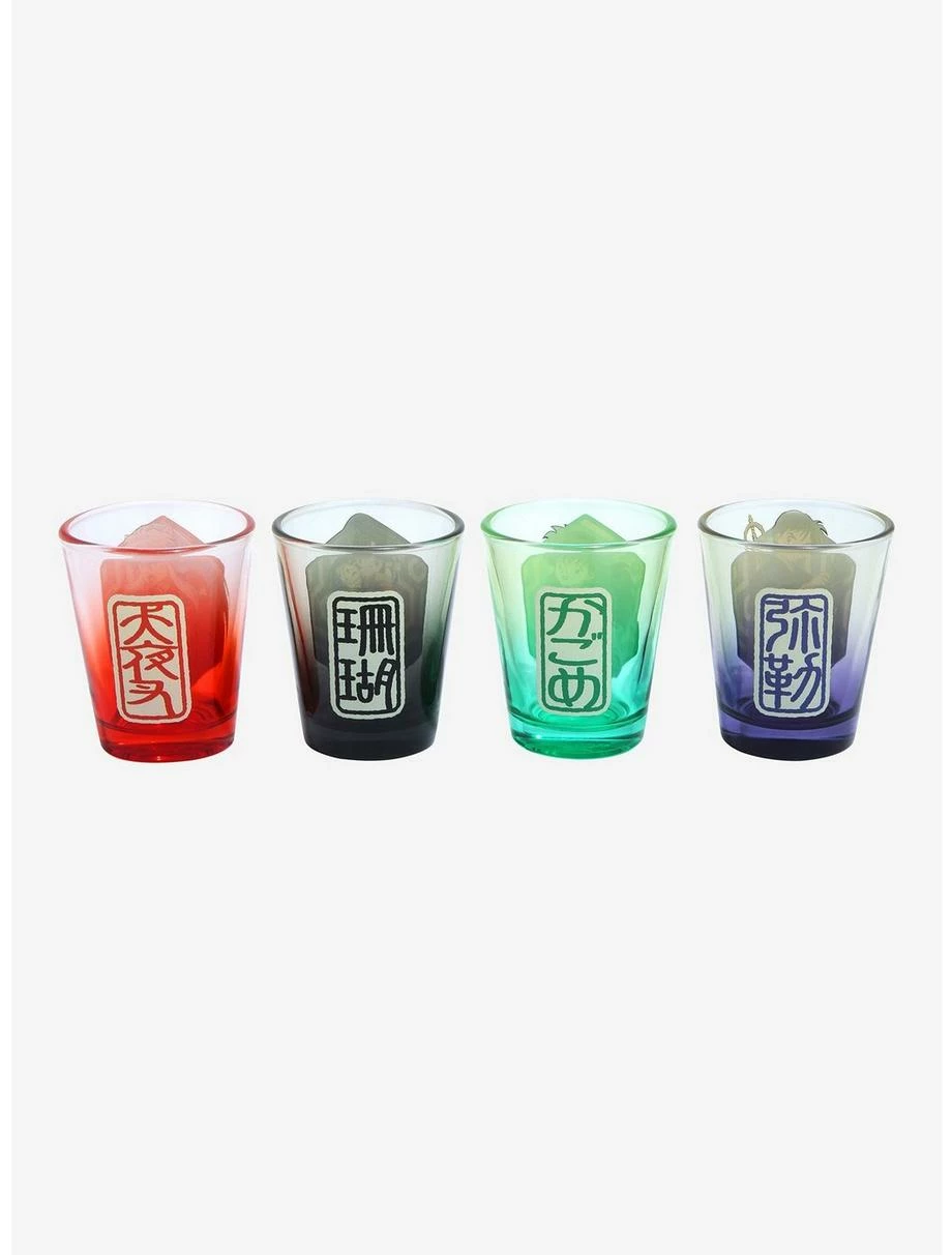 Drinkware InuYasha Character Portraits Ombre Mini Glass Set - Image 2