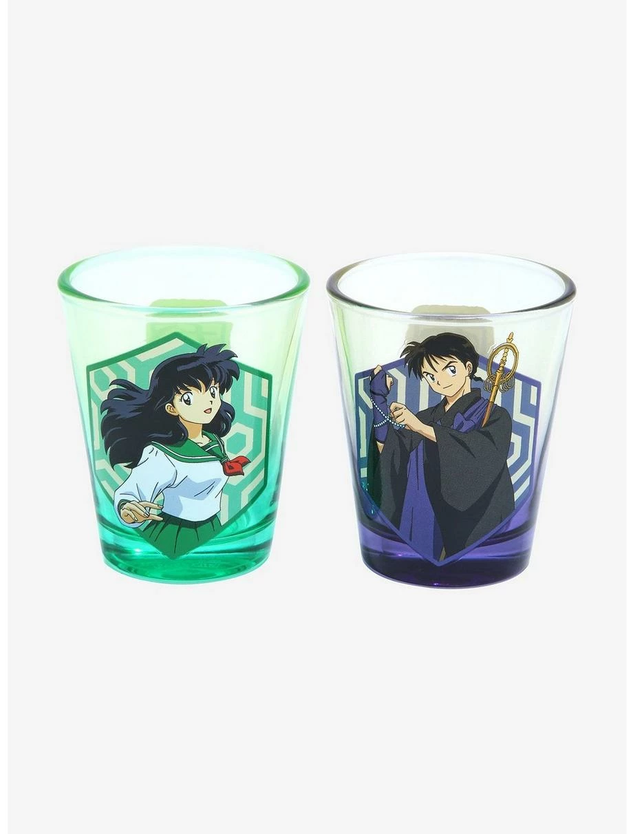 Drinkware InuYasha Character Portraits Ombre Mini Glass Set - Image 3