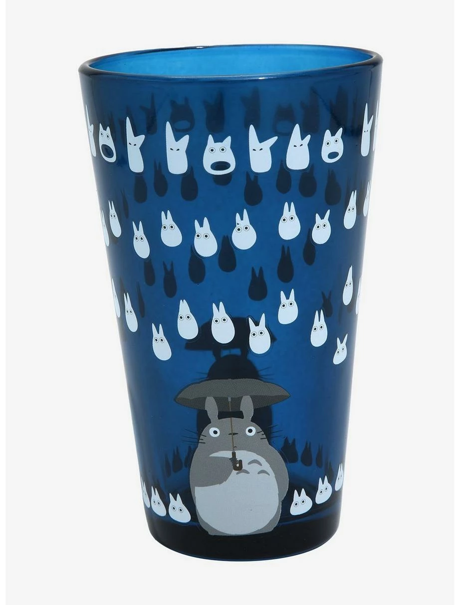 Drinkware Studio Ghibli My Neighbor Totoro Umbrella Pint Glass - BoxLunch Exclusive