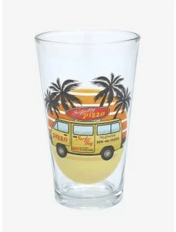 Drinkware Stranger Things Surfer Boy Pizza Delivery Van Pint Glass