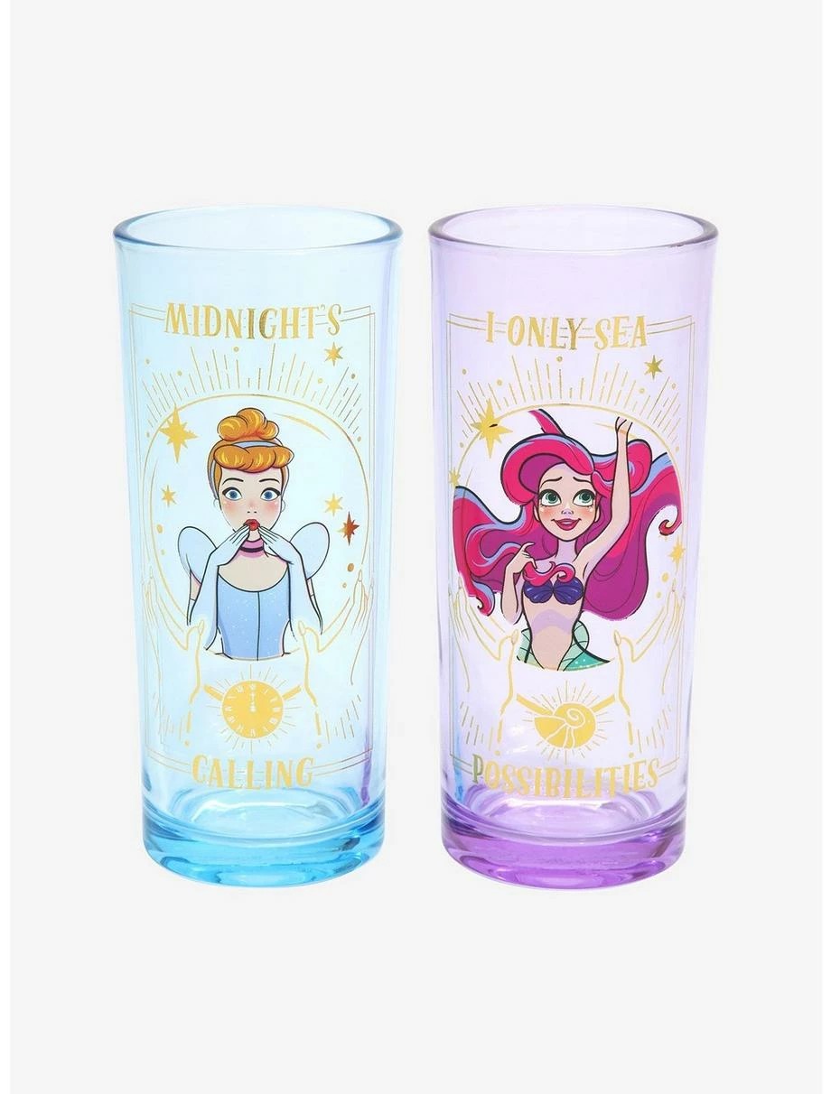 Drinkware Disney Princess Mystic Portraits Glass Set - Image 2