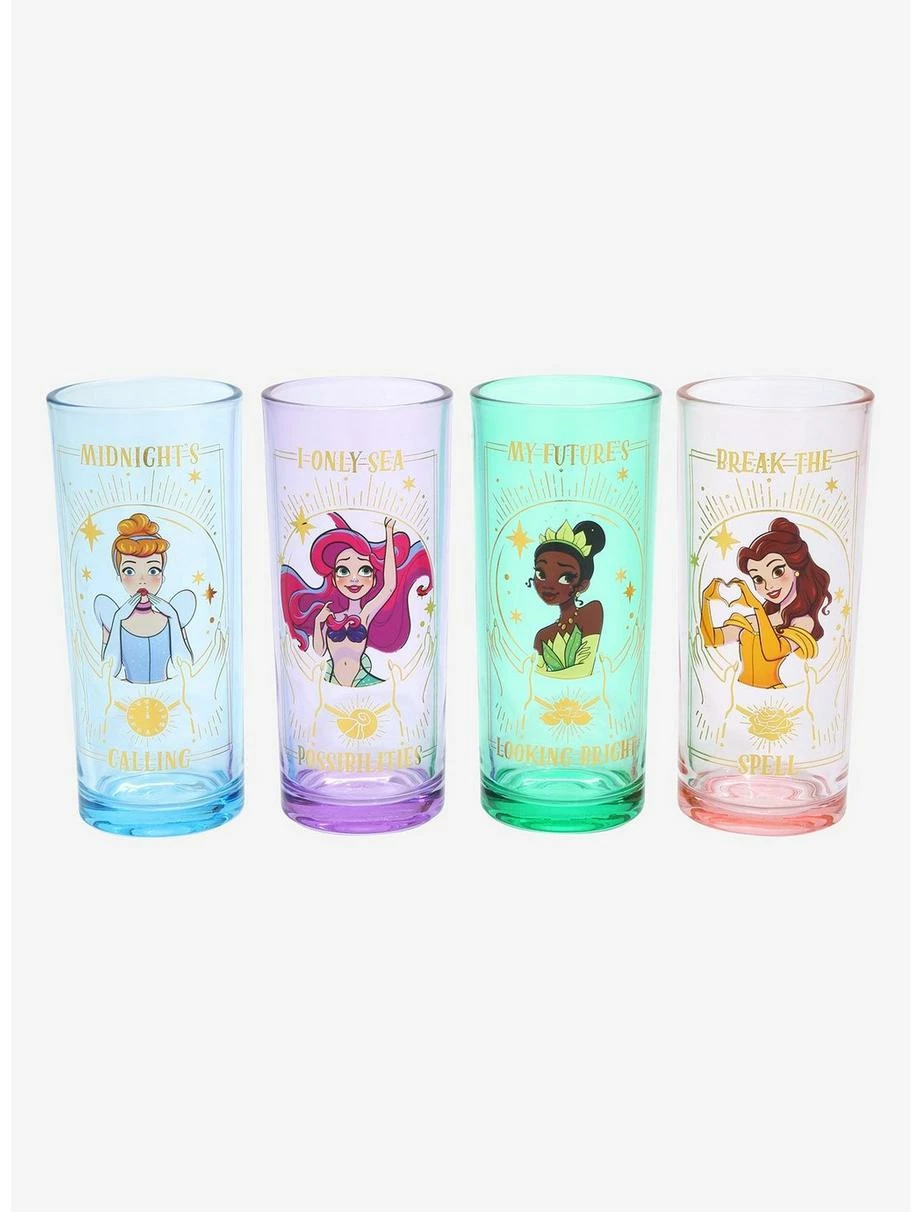 Drinkware Disney Princess Mystic Portraits Glass Set