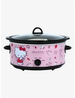 Kitchen Sanrio Hello Kitty Very Delicious 7-Quart Slow Cooker - BoxLunch Exclusive