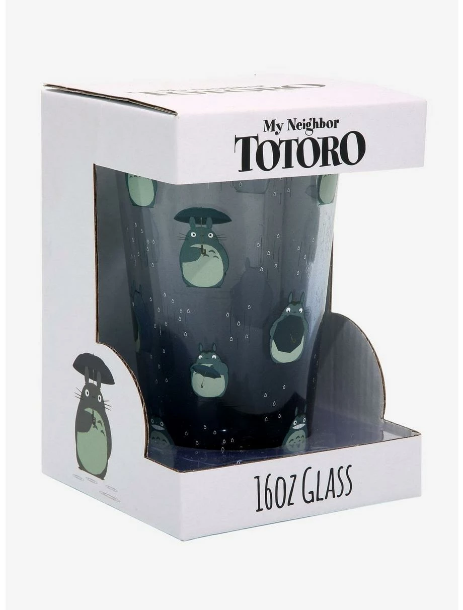 Drinkware Studio Ghibli My Neighbor Totoro Rainy Day Ombre Pint Glass - BoxLunch Exclusive - Image 3