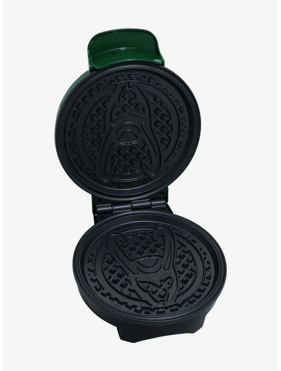 Kitchen Marvel Loki Horned Helmet Logo Waffle Maker - Image 2