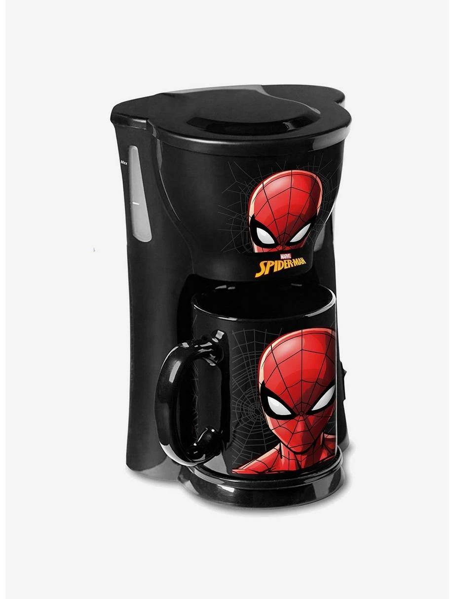 Kitchen Marvel Spider-Man Coffee Maker With Mug 3 Kitchen Marvel Spider-Man Coffee Maker With Mug