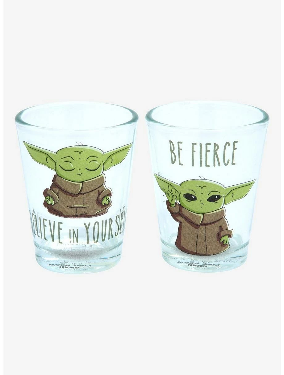 Drinkware Star Wars The Mandalorian The Child Mini Glass Set - Image 2