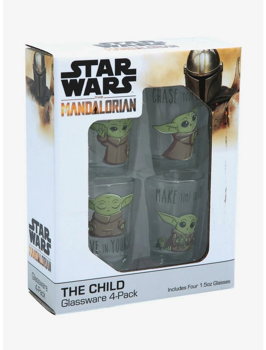 Drinkware Star Wars The Mandalorian The Child Mini Glass Set - Image 4