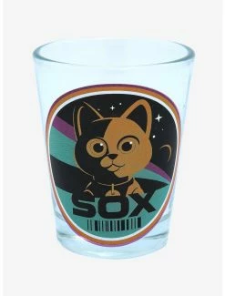 Drinkware Disney Pixar Lightyear Sox Circle Portrait Mini Glass