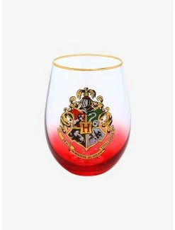 Drinkware Harry Potter Hogwarts Crest Wine Glass