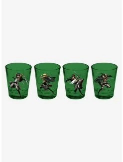 Kitchen Attack On Titan Mini Glass Set
