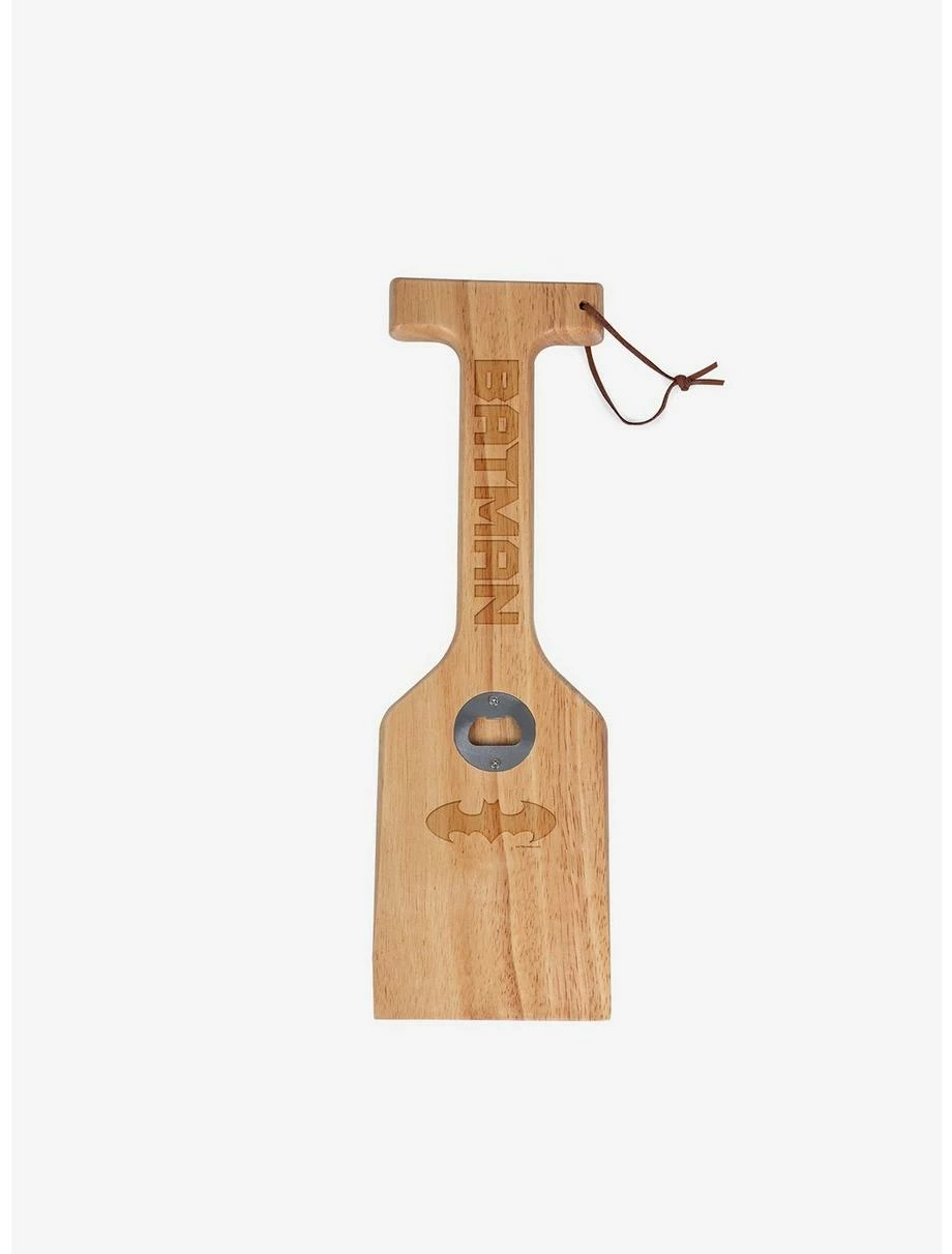 Kitchen DC Comics Batman Hardwood BBQ Grill Scraper With Bottle Opener