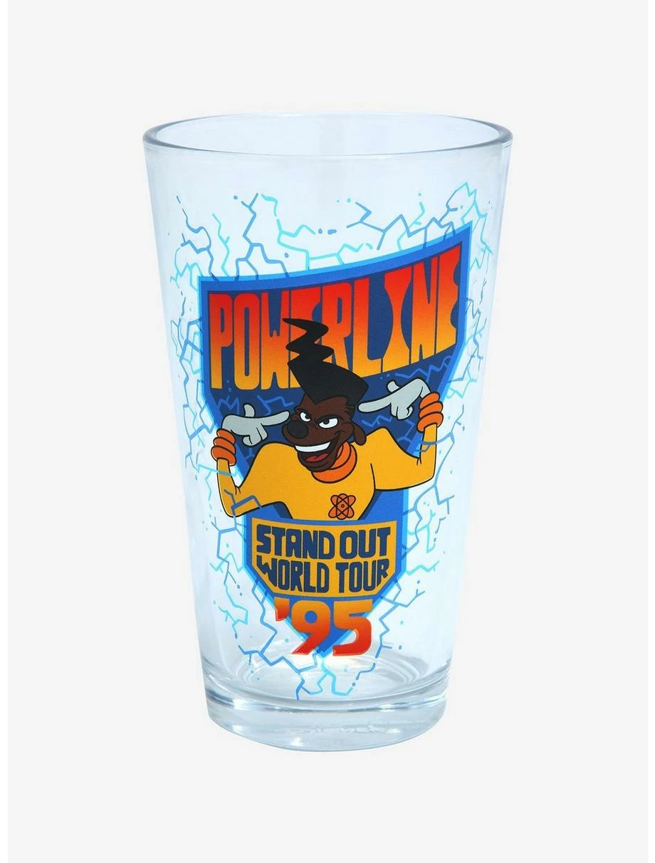 Drinkware Disney A Goofy Movie Powerline World Tour Pint Glass - BoxLunch Exclusive