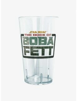 Kitchen Star Wars The Book Of Boba Fett Boba Fett Main Logo Pint Glass