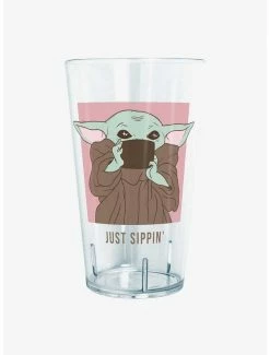 Kitchen Star Wars The Mandalorian Just Sippin Pint Glass