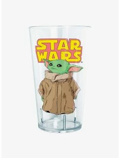 Kitchen Star Wars The Mandalorian Logo Child Gaze Pint Glass