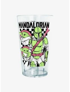Kitchen Star Wars The Mandalorian Mando Checks Pint Glass