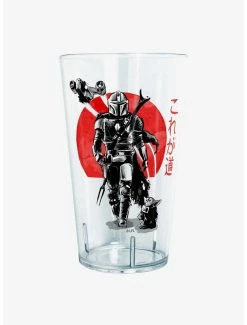 Kitchen Star Wars The Mandalorian Mandolorian Sumi Ink Pint Glass