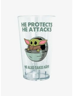 Kitchen Star Wars The Mandalorian Naps Pint Glass