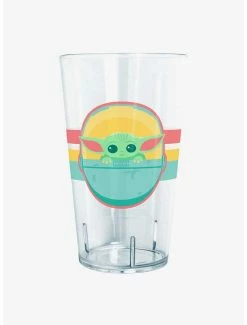 Kitchen Star Wars The Mandalorian Rainbow Child Pint Glass