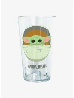 Kitchen Star Wars The Mandalorian The Child Cute Bassinet Pint Glass