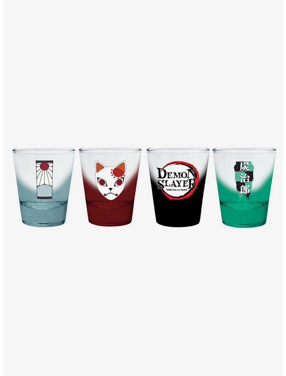 Kitchen Demon Slayer: Kimetsu No Yaiba Tanjiro Shot Glass Set - Image 2