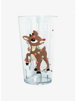 Kitchen Rudolph The Red-Nosed Reindeer Oh Deer Christmas Lights Tritan Cup