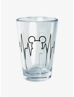 Drinkware Disney Mickey Mouse Mickey Heartline Mini Glass