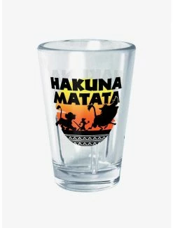Drinkware Disney The Lion King Sunset Hakuna Mini Glass