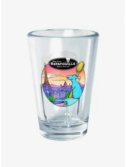 Drinkware Disney Pixar Ratatouille Le Rat Parisian Mini Glass