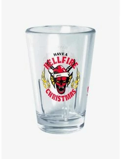 Drinkware Stranger Things Have A Hellfire Christmas Mini Glass